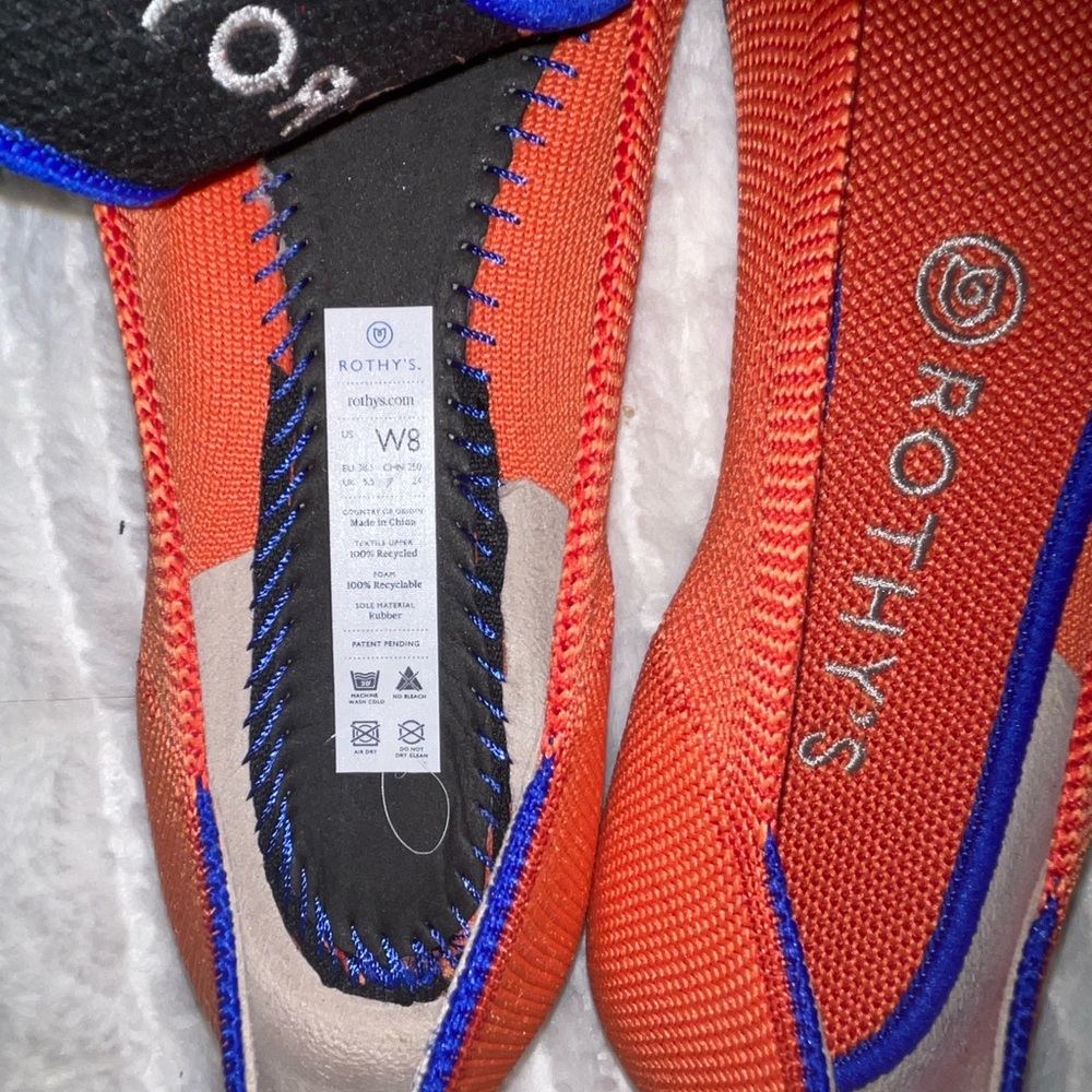 BNWOB Rothys Persimmon Points🧡 - Picture 3 of 3